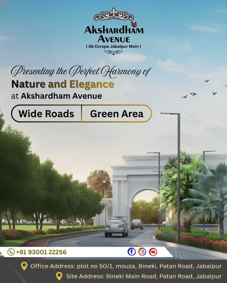 Akshardham Avenue – Where Nature Meets Elegant Living