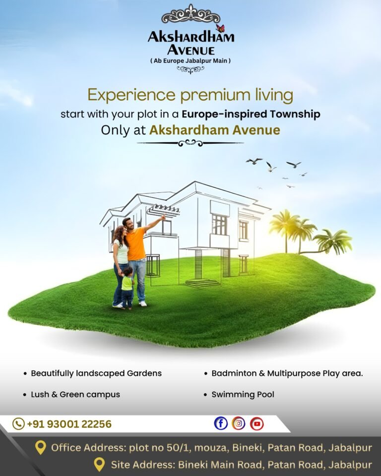 Akshardham Avenue – Experience Premium Living in a European-Inspired Township