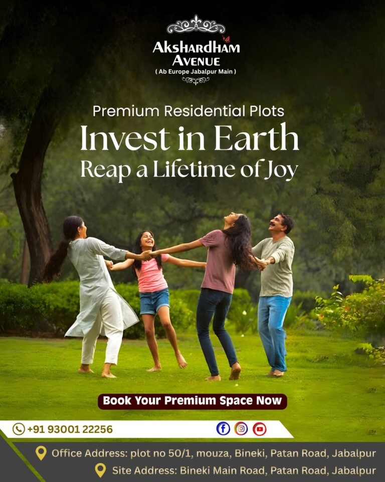 Premium Residential Plots Jabalpur – Akshardham Avenue