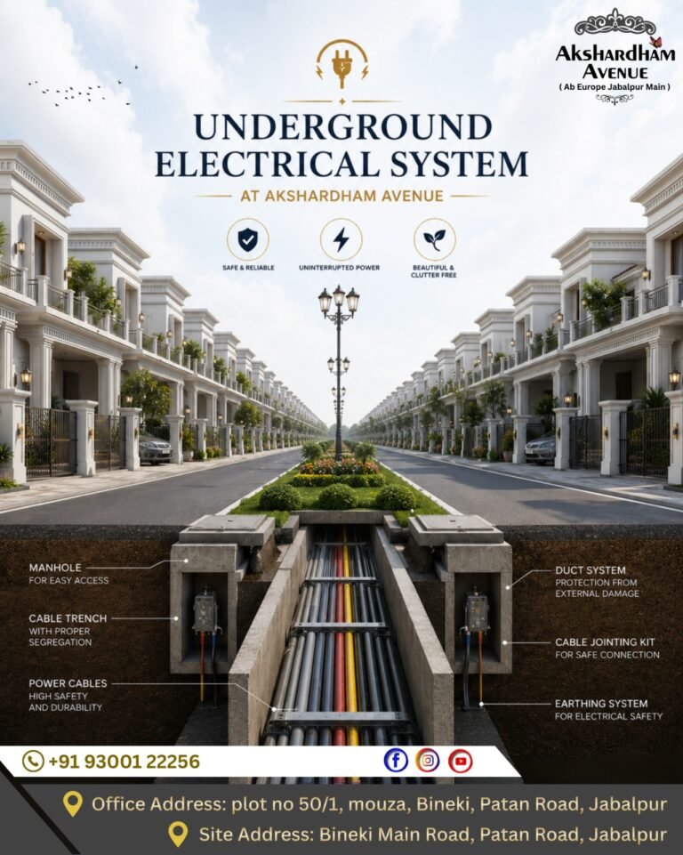 Luxury Township in Jabalpur with Premium Plots  – Akshardham Avenue 